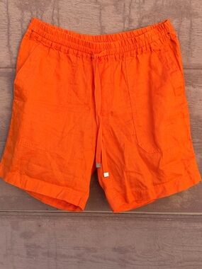 Ralph Lauren Bright Orange Linen blend Shorts
